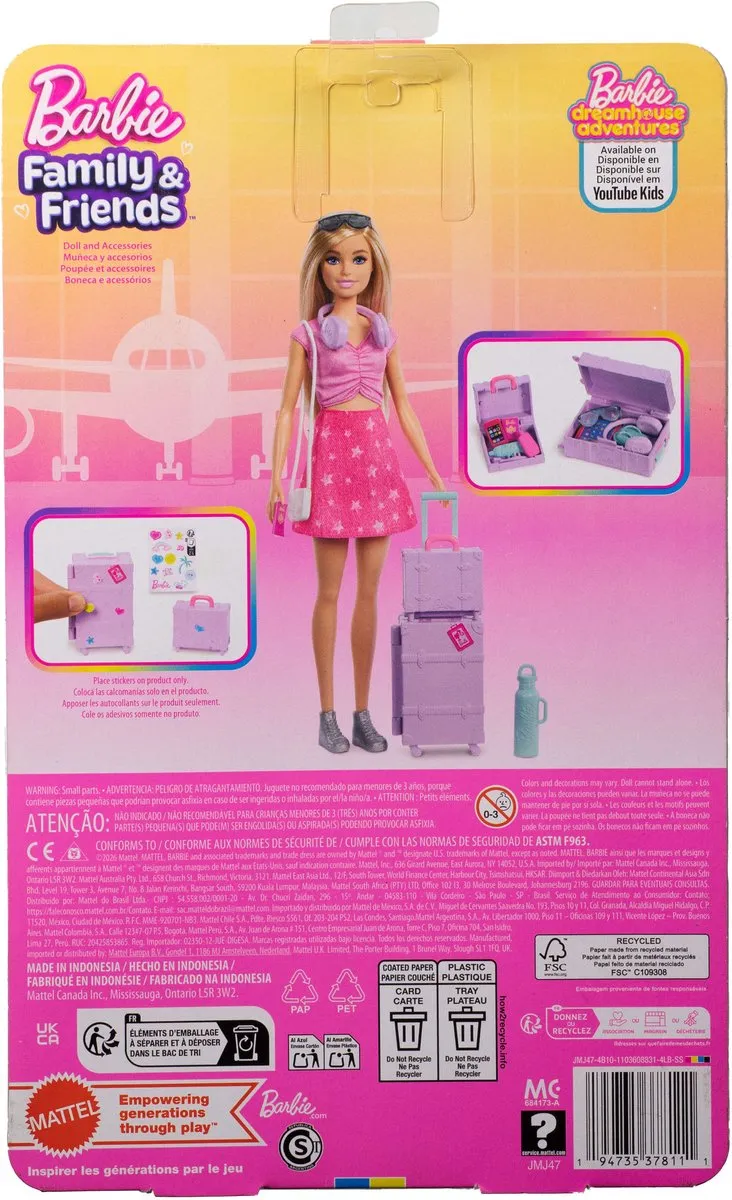 Barbie Family & Friends Malibu Pop - Meerkleurig