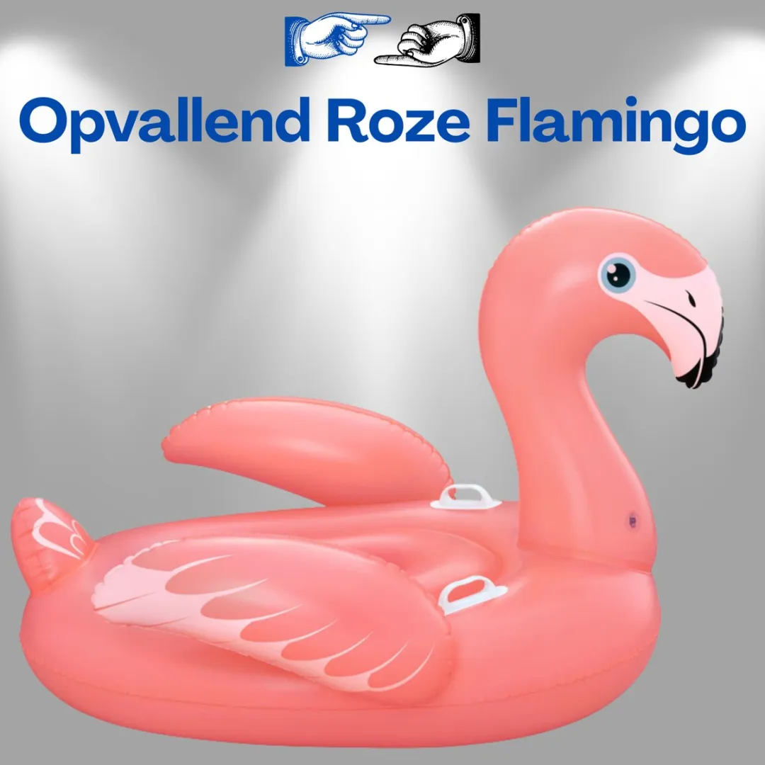 Bestway Opblaasbare Flamingo Ligstoel - Roze 138x107cm