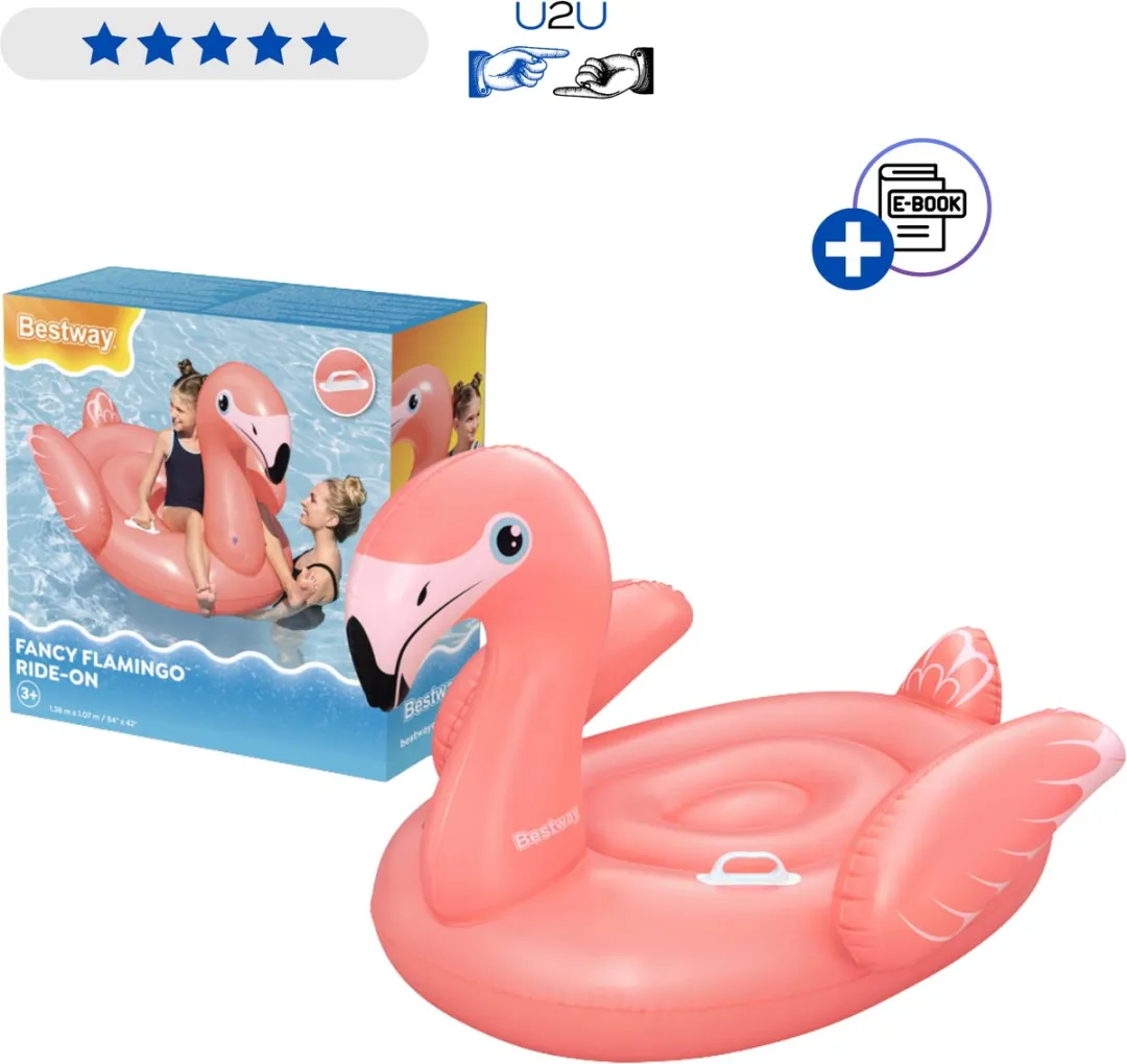Bestway Opblaasbare Flamingo Ligstoel