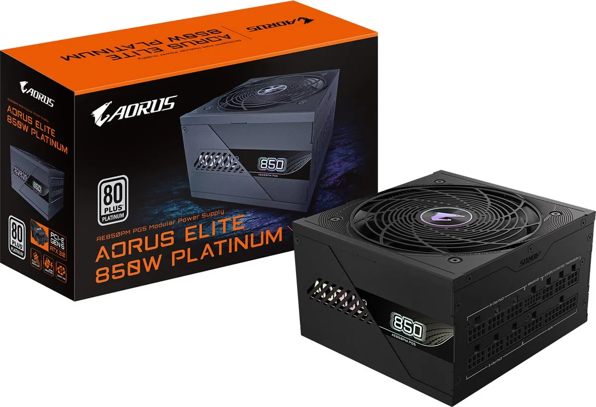 Gigabyte GP-AE850PM PG5 Voeding - 850W Zwart