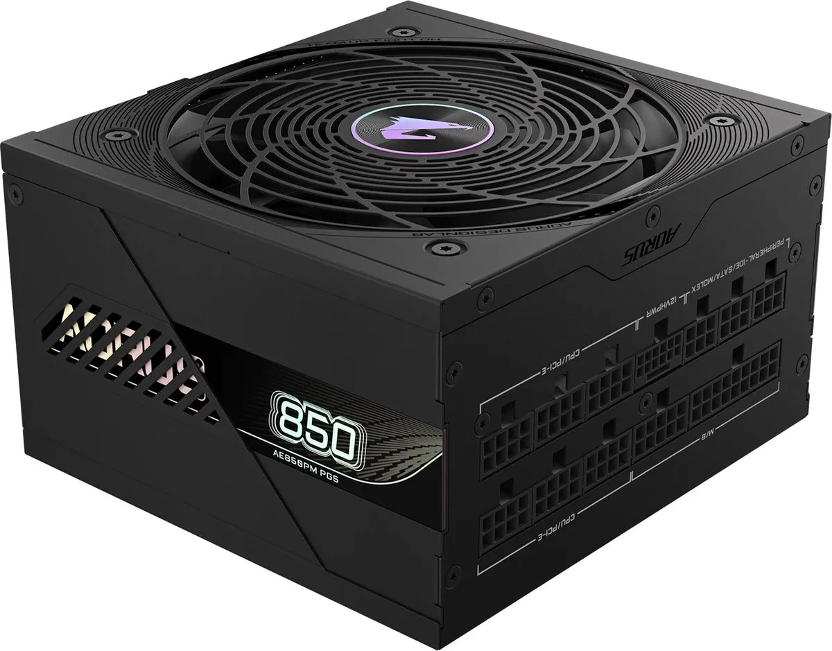 Gigabyte GP-AE850PM PG5 Voeding - 850W Zwart