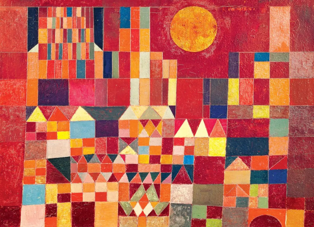 Eurographics Burcht en Zon Paul Klee Fine Art Legpuzzel 1000 Stuks - Meerkleurig