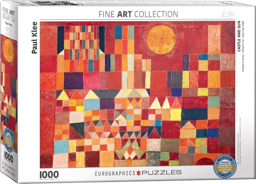 Eurographics Burcht en Zon Paul Klee Fine Art Legpuzzel 1000 Stuks