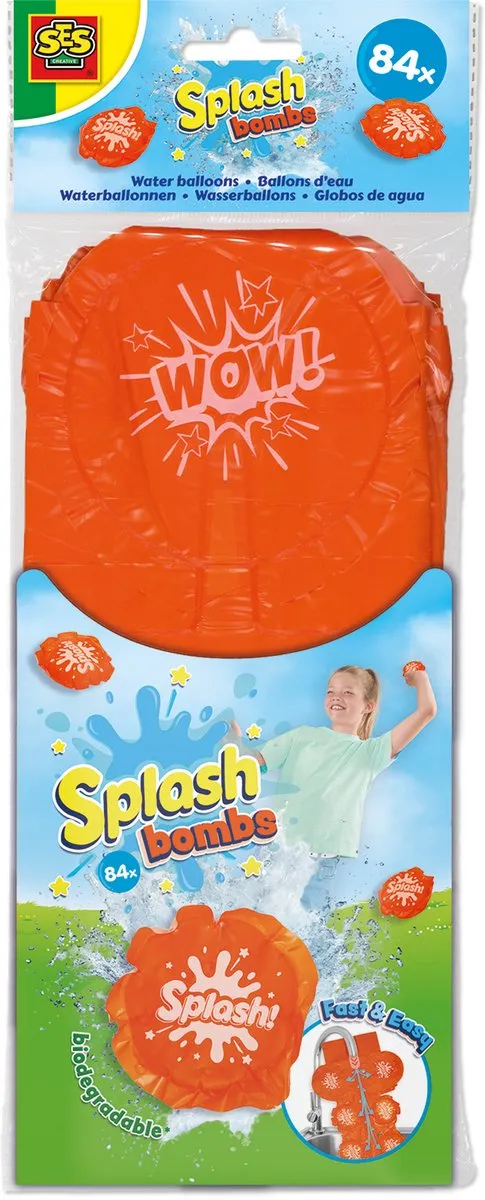 SES Creative Splash Bombs Waterballonnen 84 Stuks
