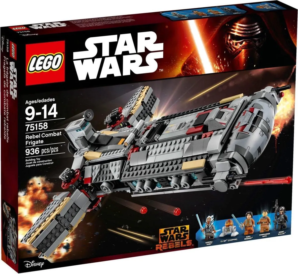 LEGO Star Wars Rebel Combat Frigate 75158 - 936 Stukken - afbeelding 2 van 5