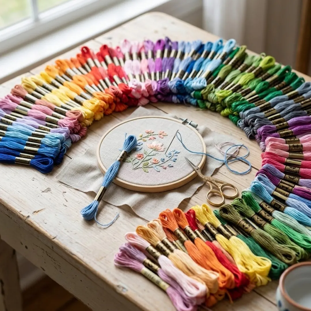 NUVEX Borduurgaren Set Multicolor - 100 Kleuren 8m