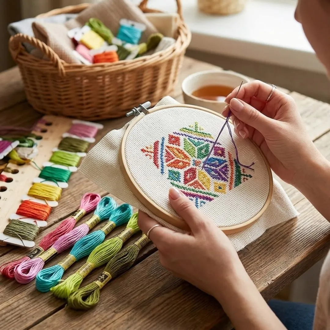 NUVEX Borduurgaren Set Multicolor - 100 Kleuren 8m