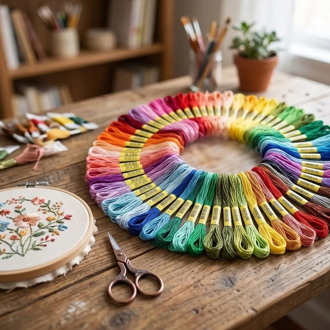NUVEX Borduurgaren Set Multicolor - 100 Kleuren 8m
