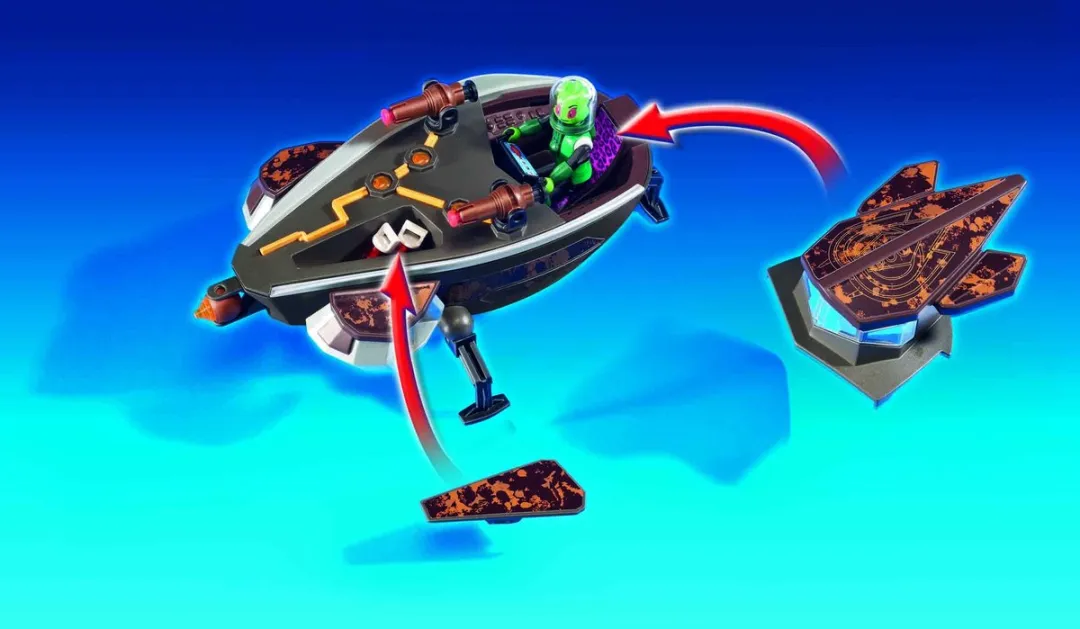 Playmobil Sykronian Ruimteschip Gene - 9408