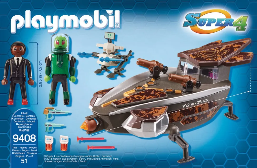 Playmobil Sykronian Ruimteschip Gene - 9408 - afbeelding 6 van 6