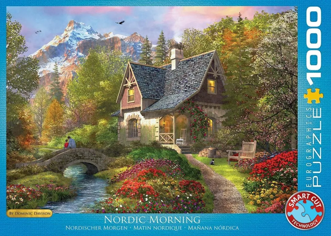 Eurographics Noorse Ochtend Dominic Davison Legpuzzel 1000 Stuks - Meerkleurig