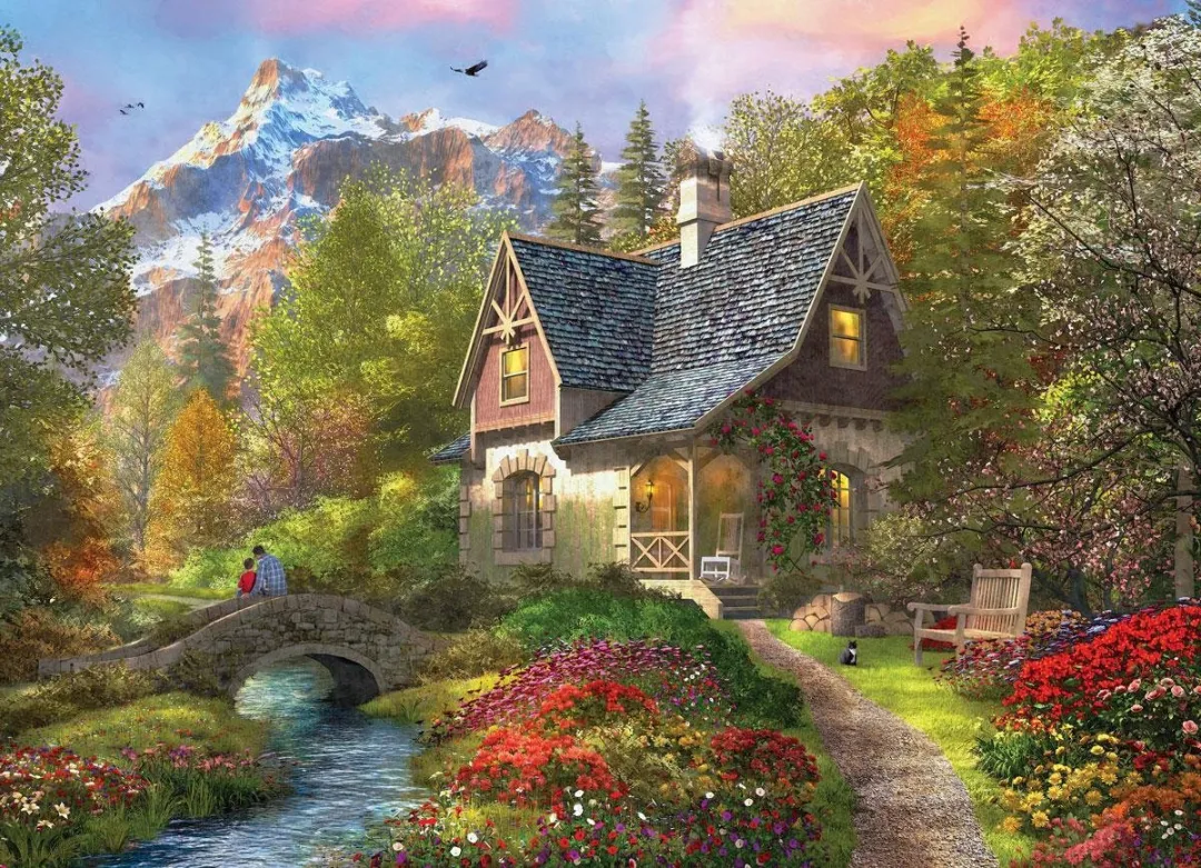 Eurographics Noorse Ochtend Dominic Davison Legpuzzel 1000 Stuks - Meerkleurig