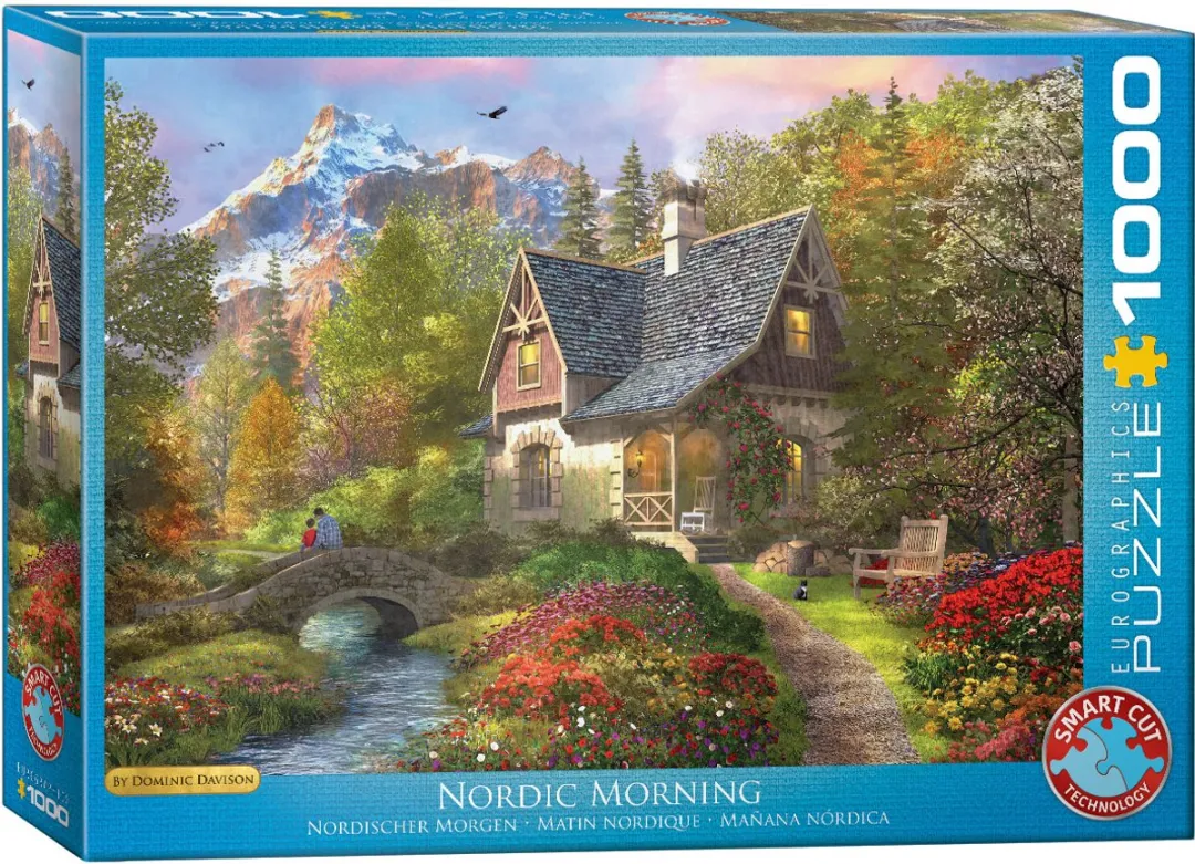 Eurographics Noorse Ochtend Dominic Davison Legpuzzel 1000 Stuks - Meerkleurig