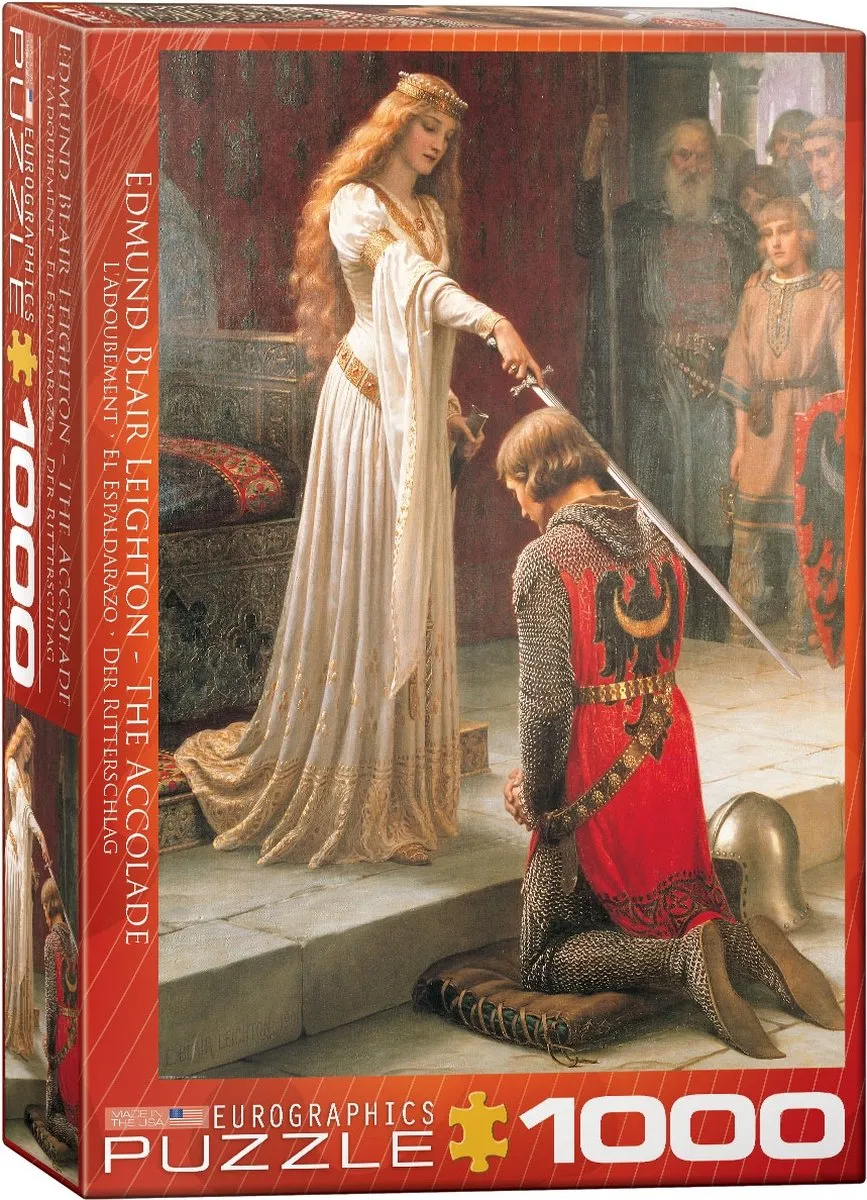 Eurographics De Ceremonie van de Ridderschap Puzzel 1000 Stuks - 48x68cm