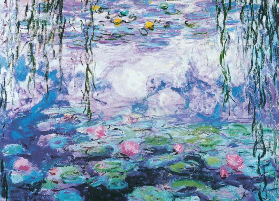 Eurographics Waterlelies Weerkaatsing van de Wilg Monet Legpuzzel 1000 Stuks - Fine Art