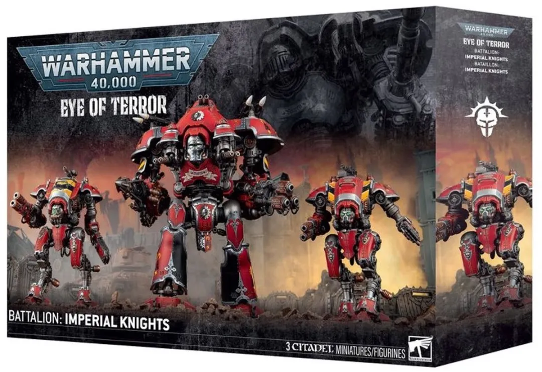 Games Workshop Warhammer 40K Eye of Terror Battalion Imperial Knights 320 Onderd