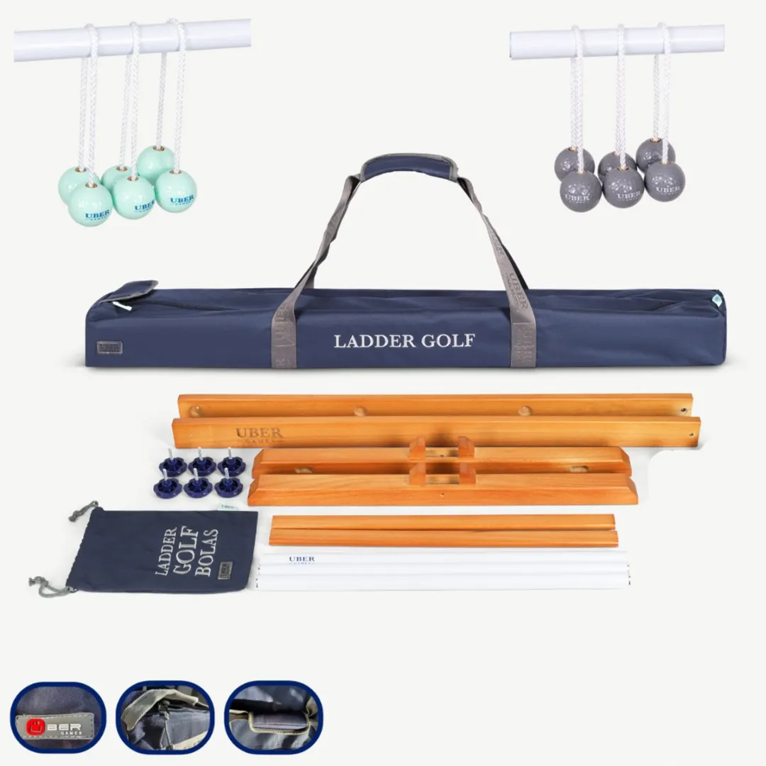 Ubergames Prof. Laddergolf Spinladder Set - Groen/Grijs