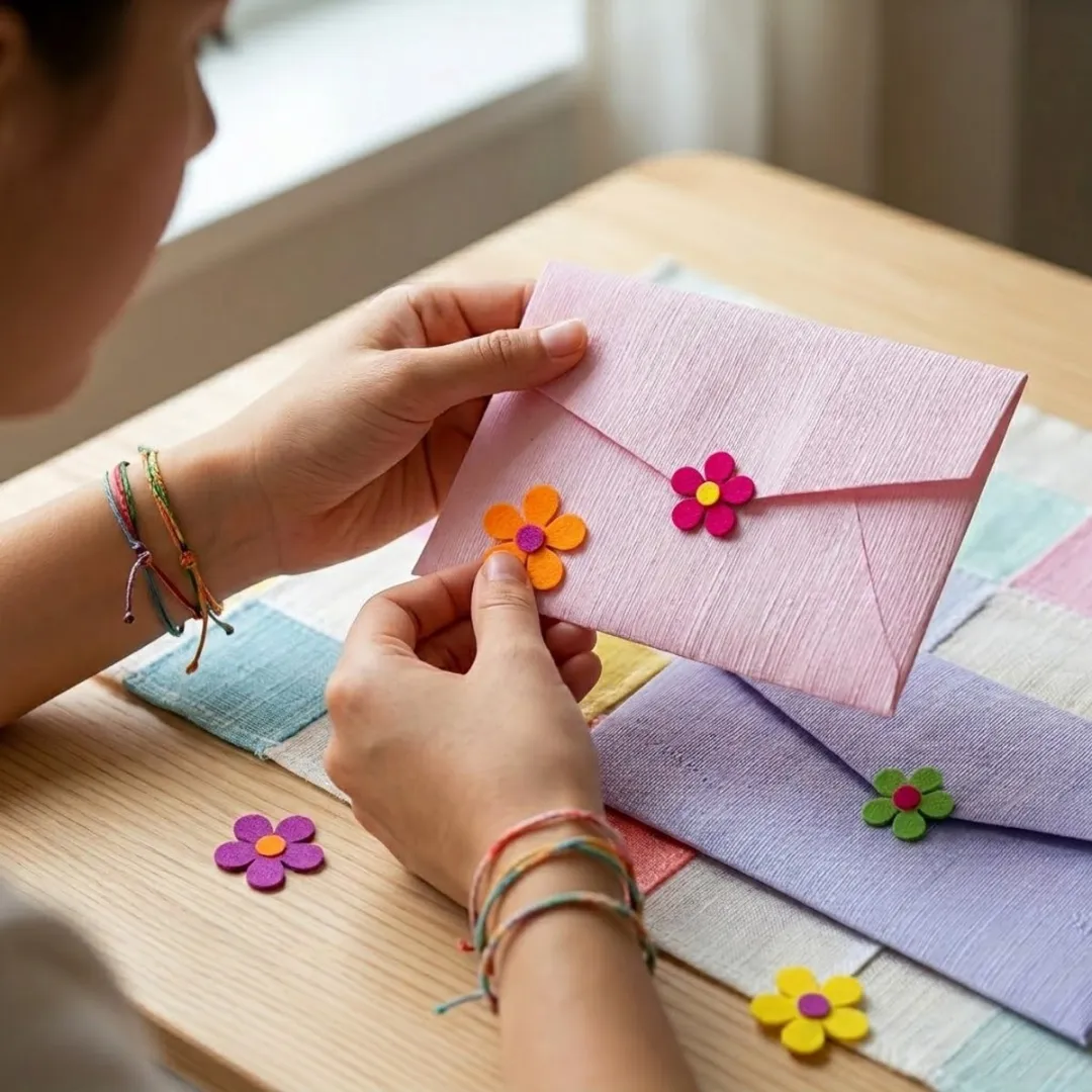 NUVEX Vilt Bloemen Knutselset 100 Stuks - Multicolor