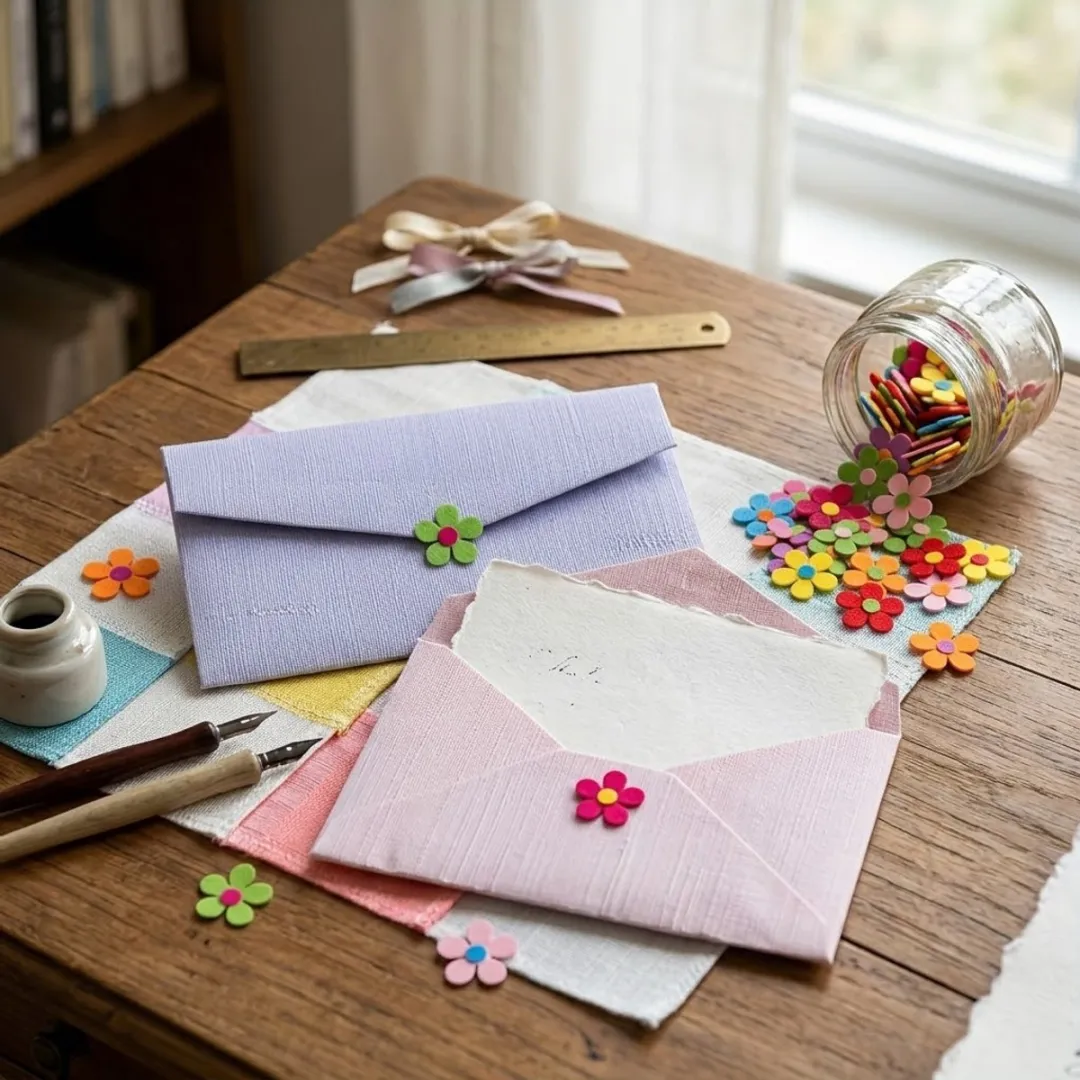 NUVEX Vilt Bloemen Knutselset 100 Stuks - Multicolor