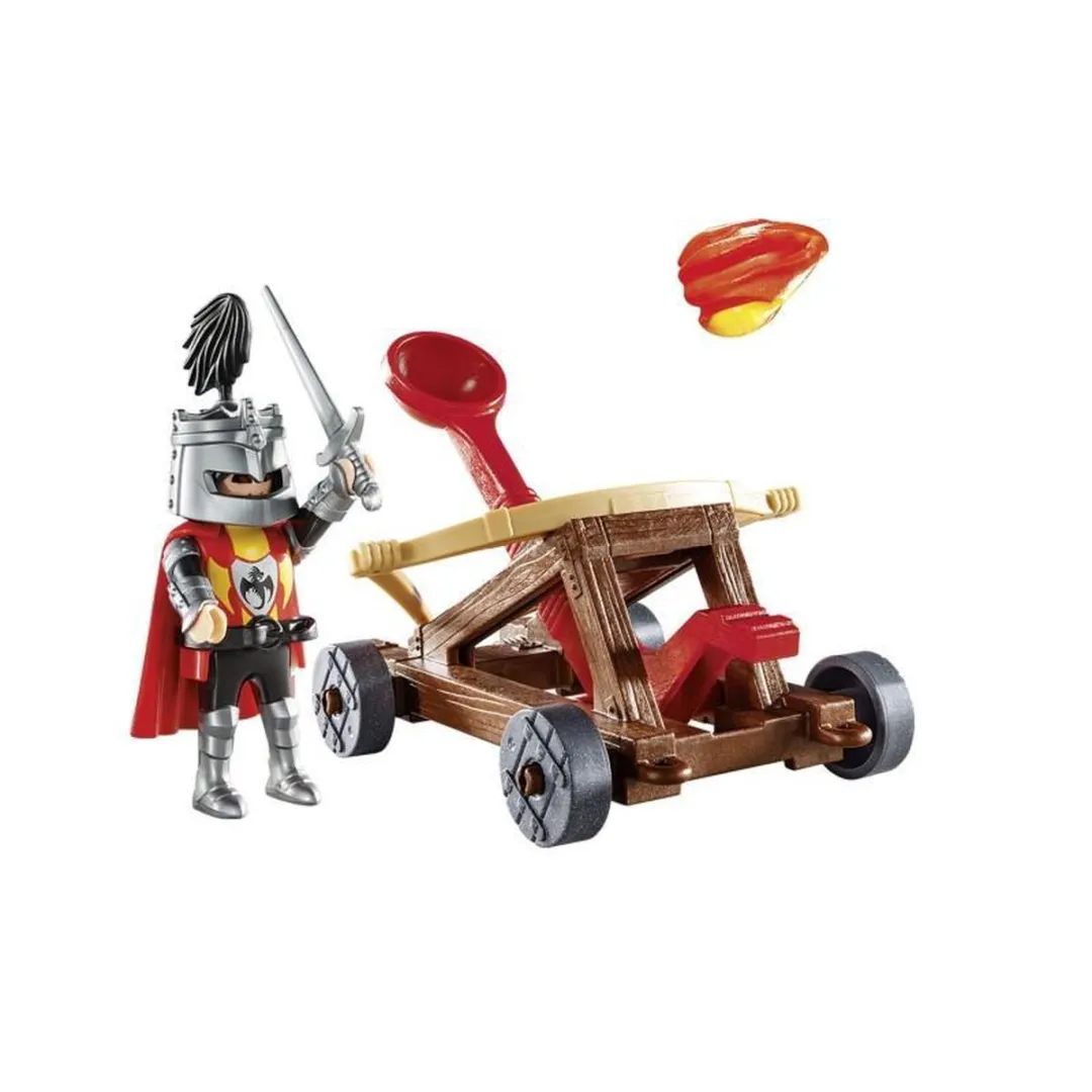 Playmobil Knights Katapult 9106 - Carry Case - Rood/Grijs