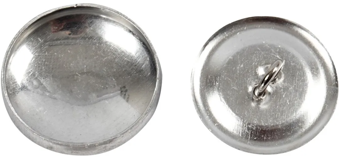 Creativ Company Creotime Knopenset 22mm - 12 Stuks - Grijs