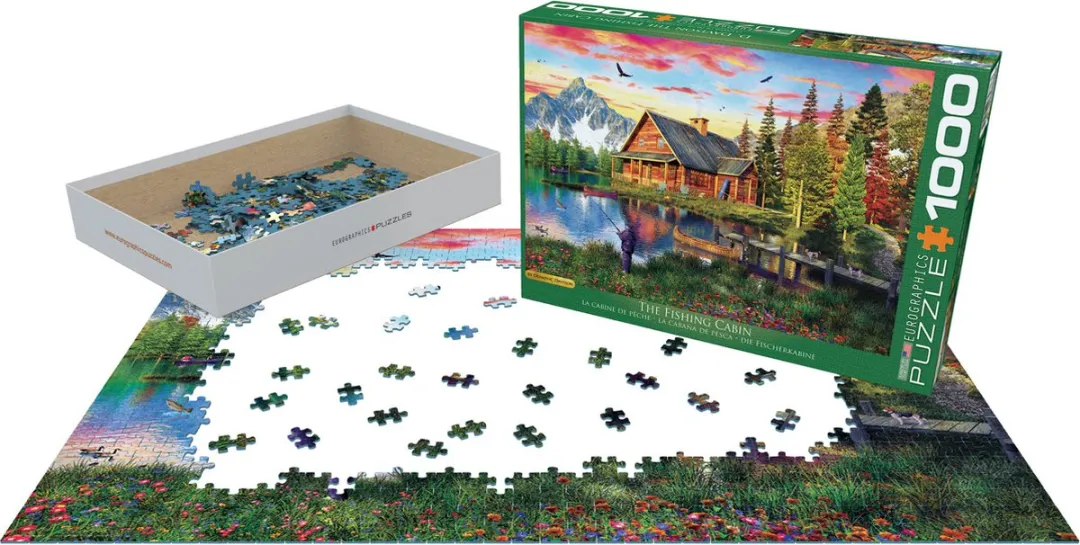 Eurographics De vissershut Dominic Davison Legpuzzel 1000 Stuks - 68x48cm