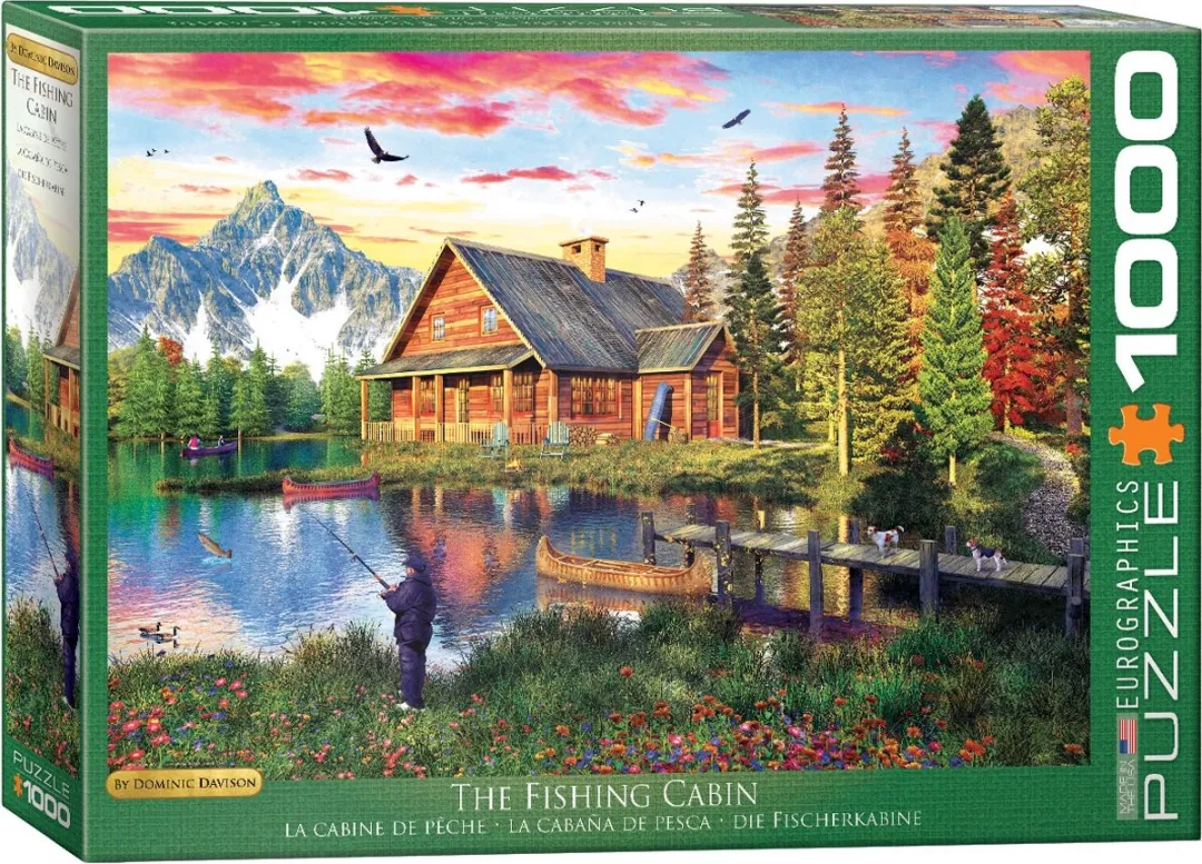 Eurographics De vissershut Dominic Davison Legpuzzel 1000 Stuks
