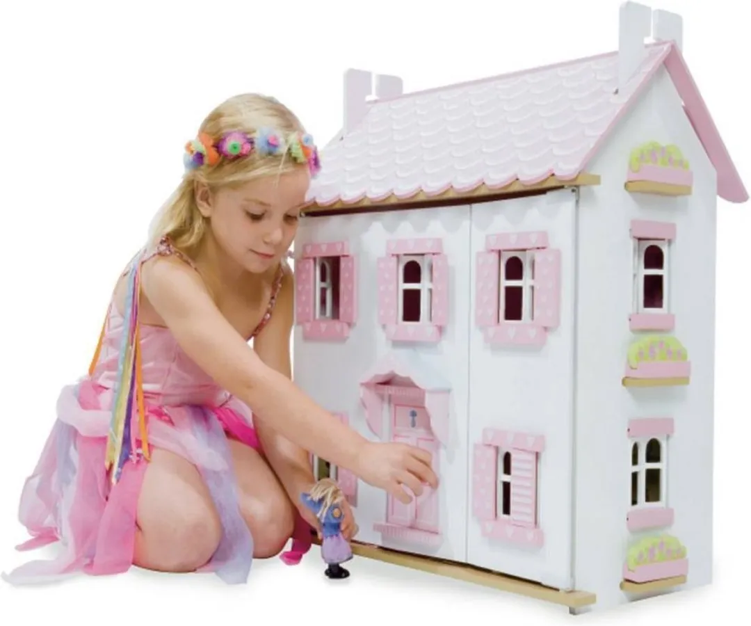Letoyvan Sophie's Huis Poppenhuispop Roze/Wit