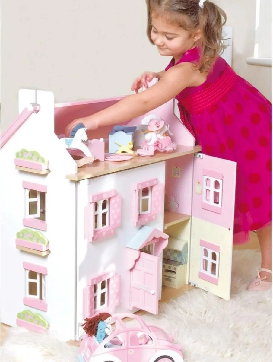 Letoyvan Sophie's Huis Poppenhuispop Roze/Wit