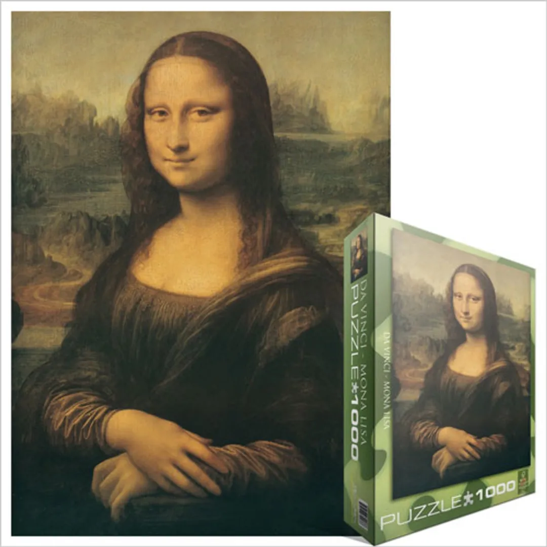 Eurographics Mona Lisa Fine Art Legpuzzel 1000 Stuks - 48x68cm