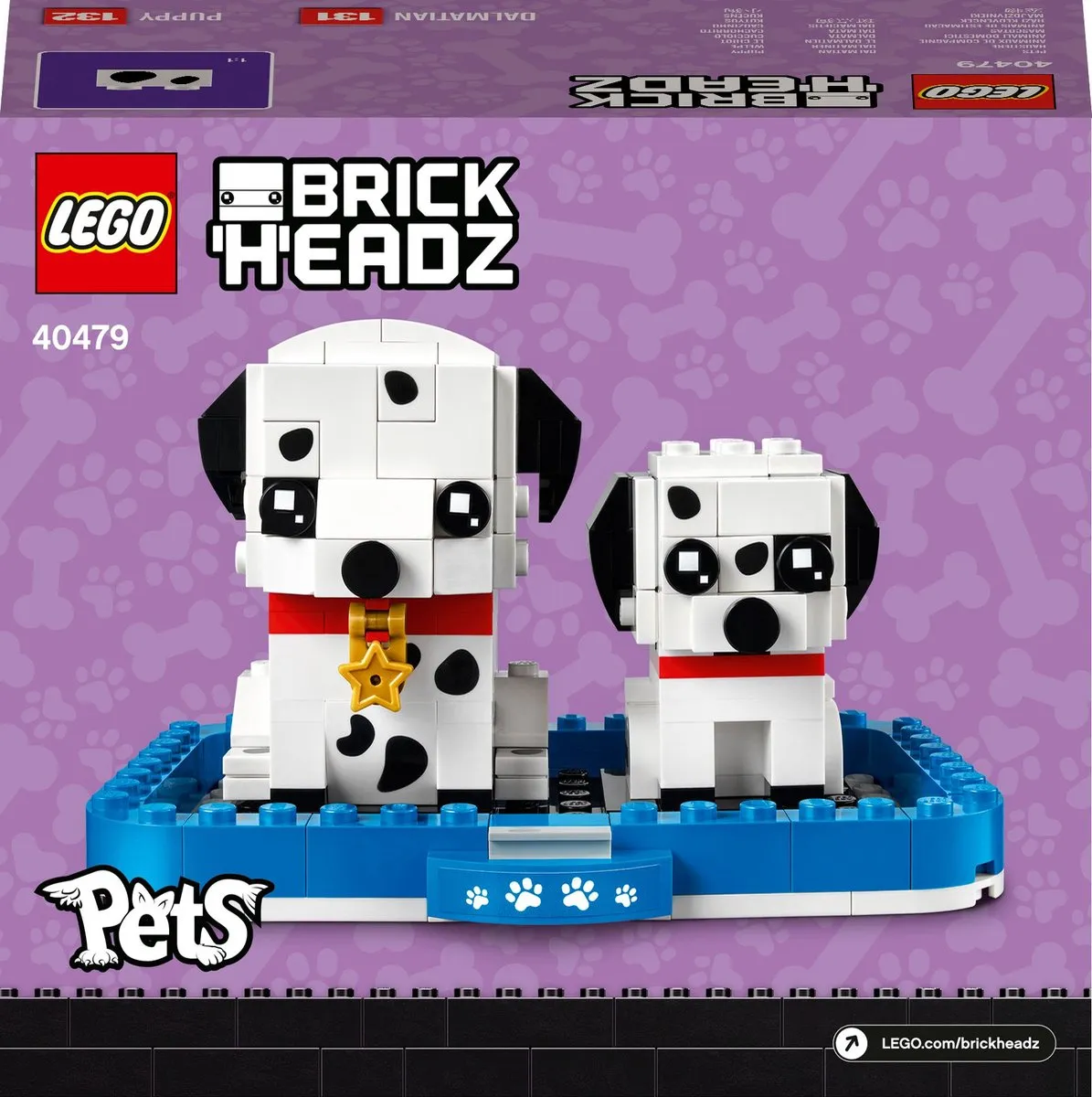 LEGO Brickheadz 40479 Dalmatiër - 263 Stukken - Zwart/Wit - afbeelding 2 van 6