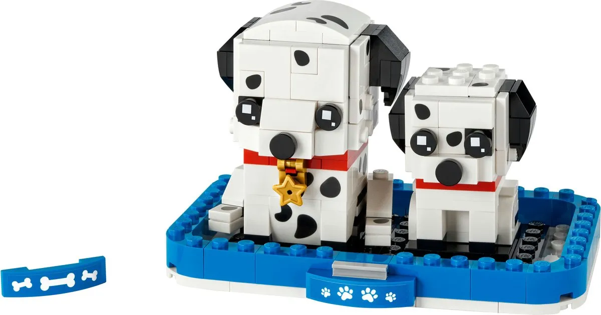 LEGO Brickheadz 40479 Dalmatiër - 263 Stukken - Zwart/Wit - afbeelding 4 van 6