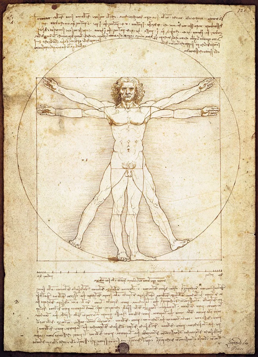 Eurographics Leonardo Da Vinci Verhoudingen Menselijk Lichaam Legpuzzel 1000 Stuks