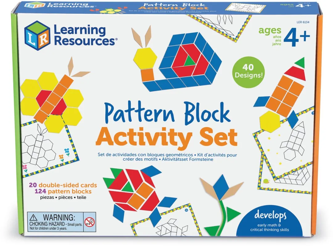 Learning Resources Patroon Blokken Set 144-delig - Multikleur