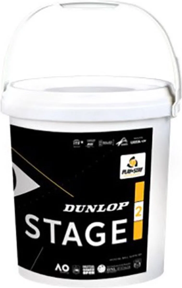 Dunlop Mini-Tennisbal Stage 2 601343 - 60 Stuks - Oranje/Gelb