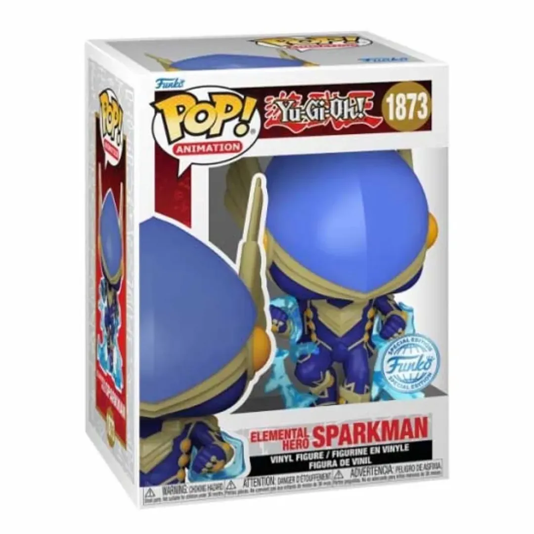 Funko Pop! Yu-Gi-Oh! Elemental Hero Sparkman #1873 - Multicolor