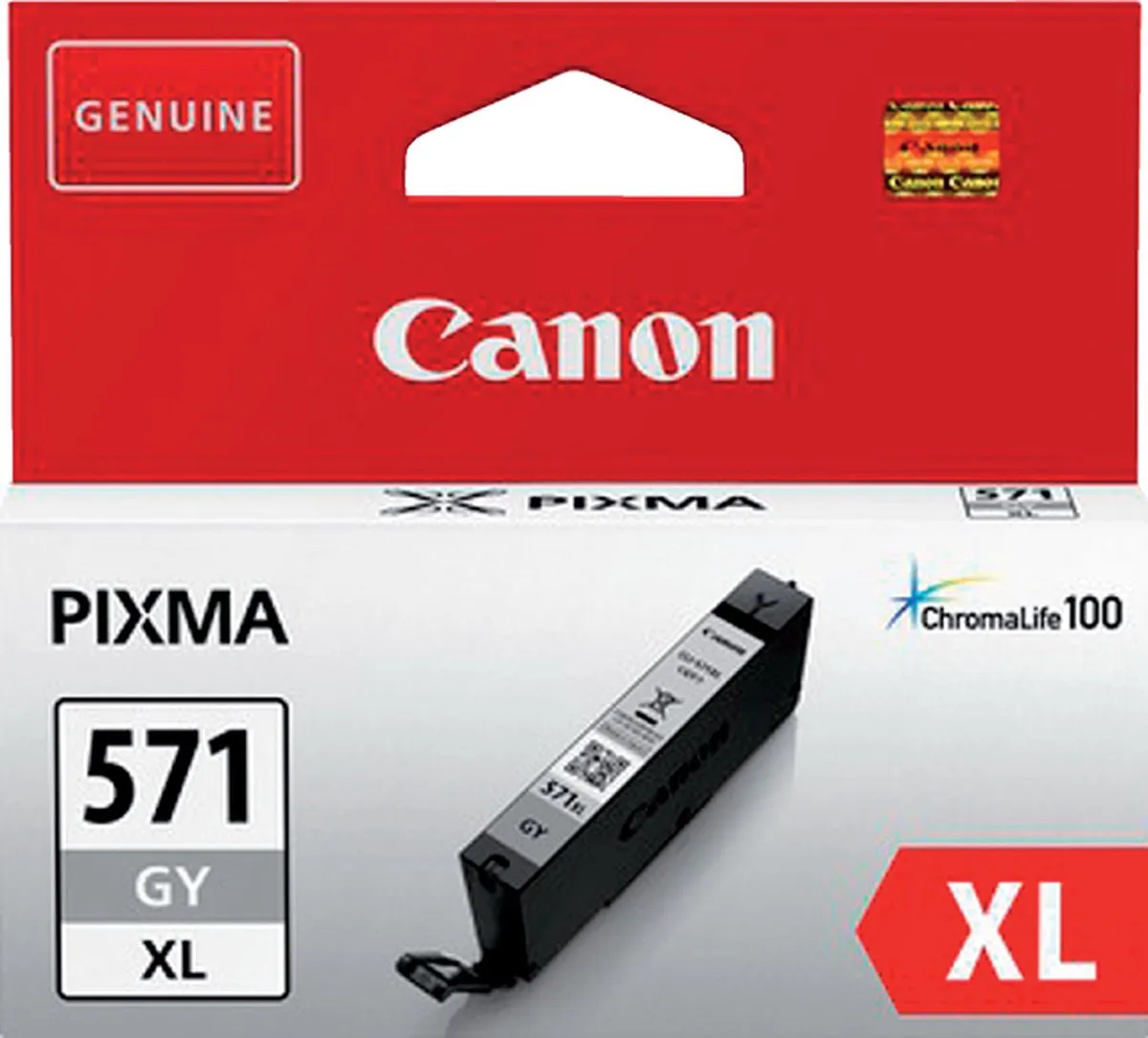 Canon CLI-571XL Inktcartridge Grijs - 500 pagina's