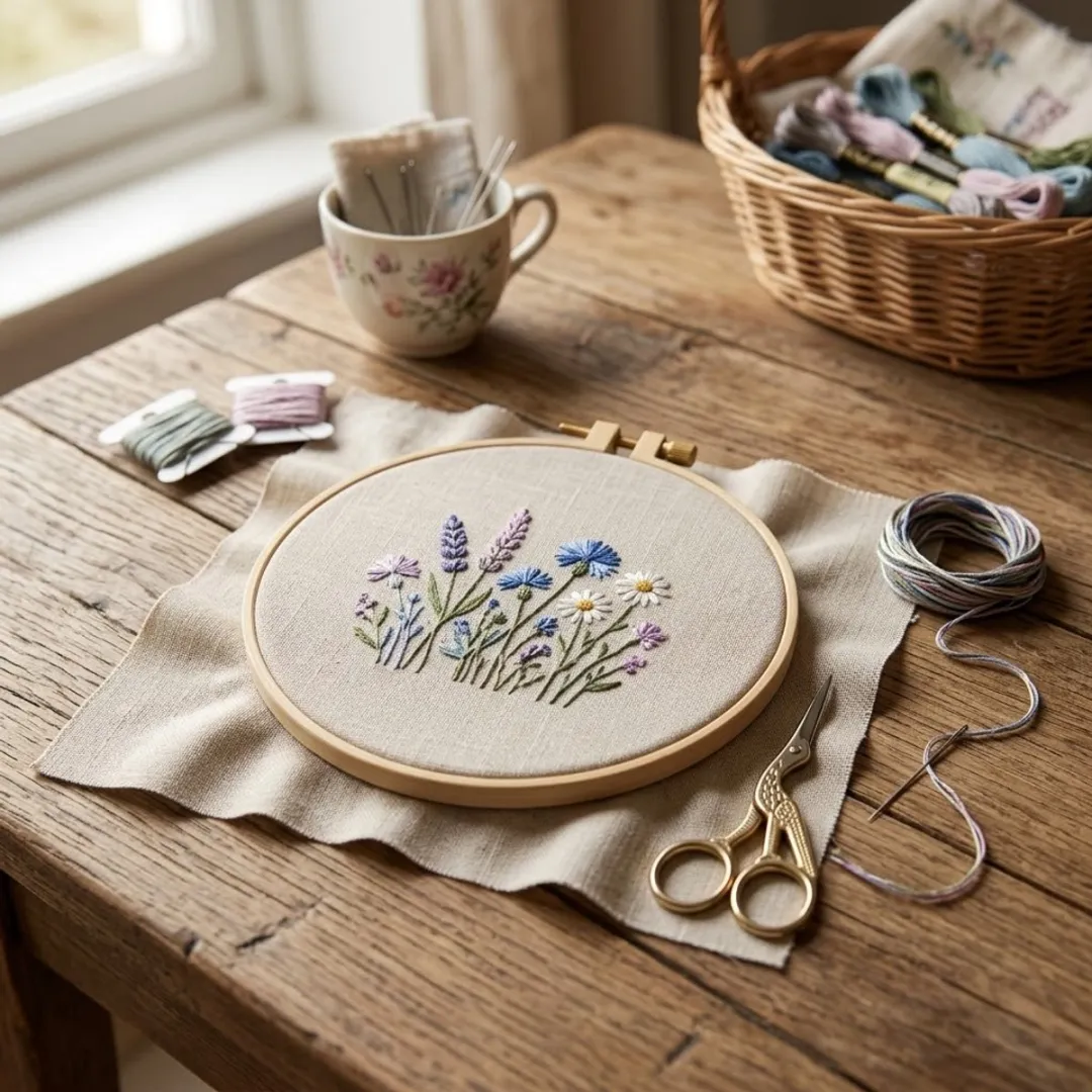 NuveX Borduurring 15cm Beige - Verstelbaar
