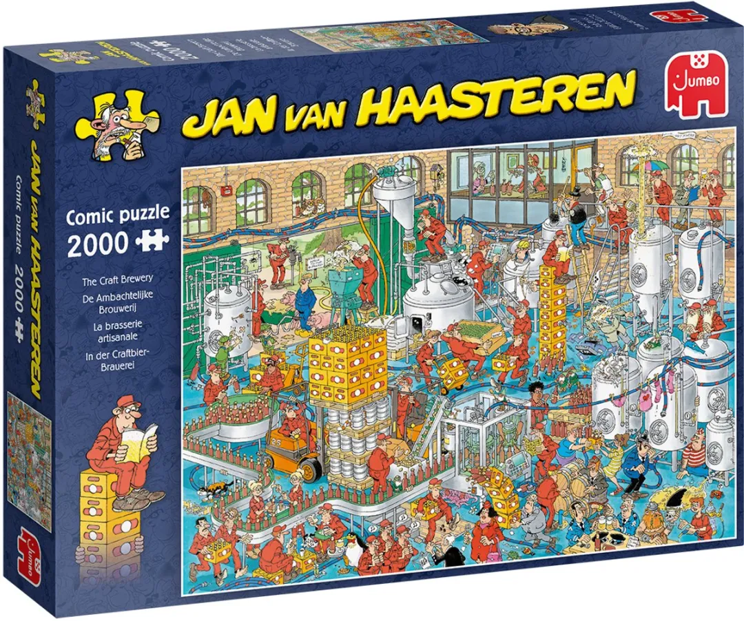 Jan van Haasteren De Ambachtelijke Brouwerij Puzzel 2000 Stuks - Meerkleurig