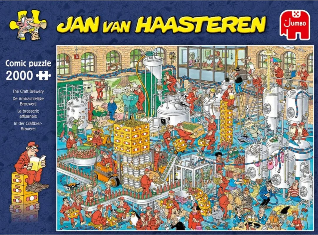 Jan van Haasteren De Ambachtelijke Brouwerij Puzzel 2000 Stuks - Meerkleurig