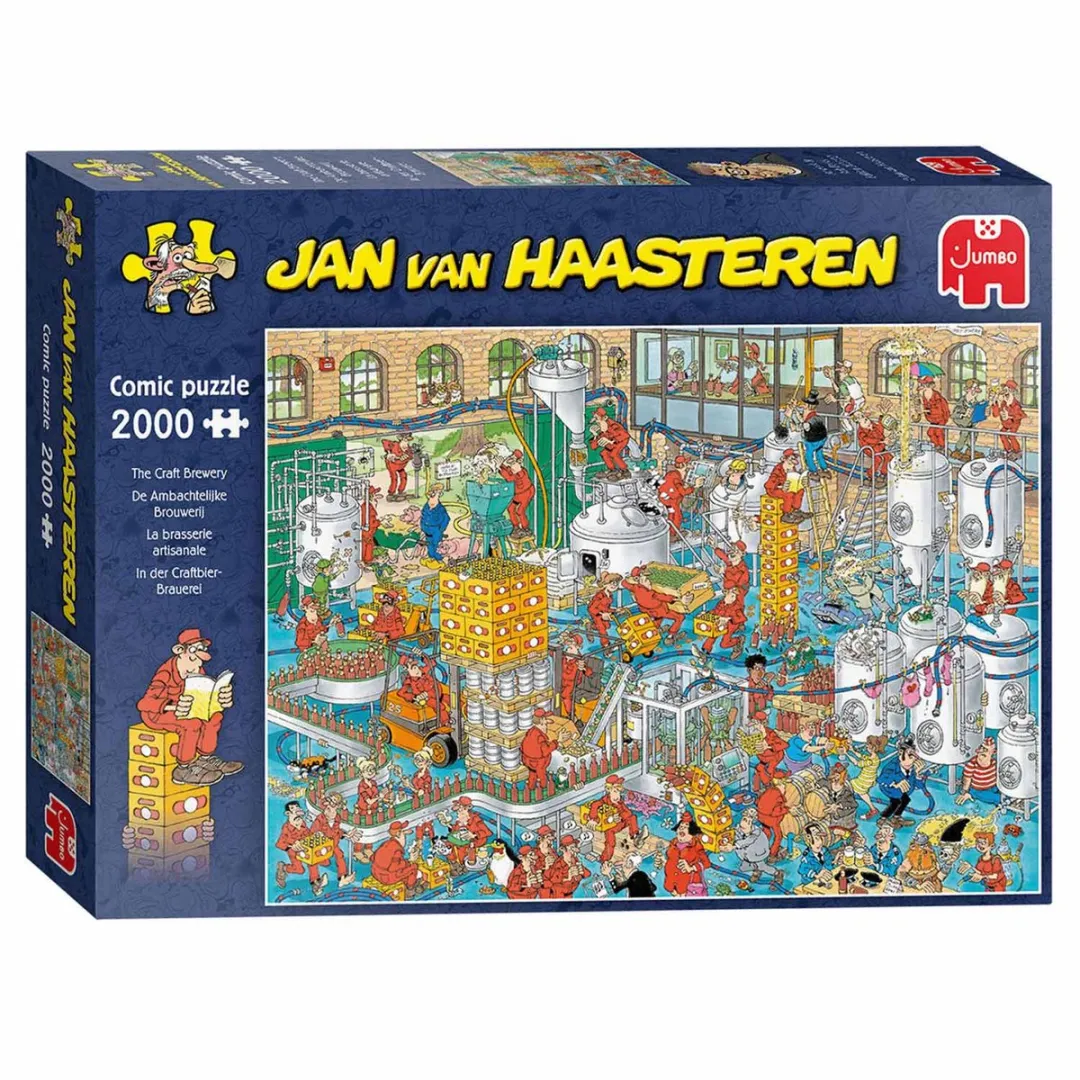 Jan van Haasteren De Ambachtelijke Brouwerij Puzzel 2000 Stuks - Meerkleurig
