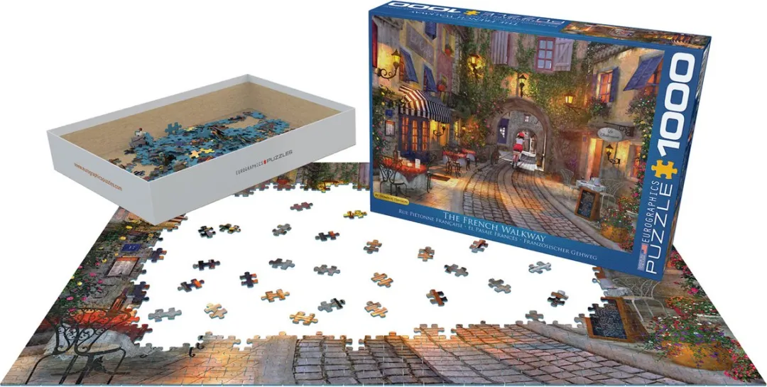 Eurographics De Franse Loopbrug Legpuzzel 1000 Stuks - Meerkleurig