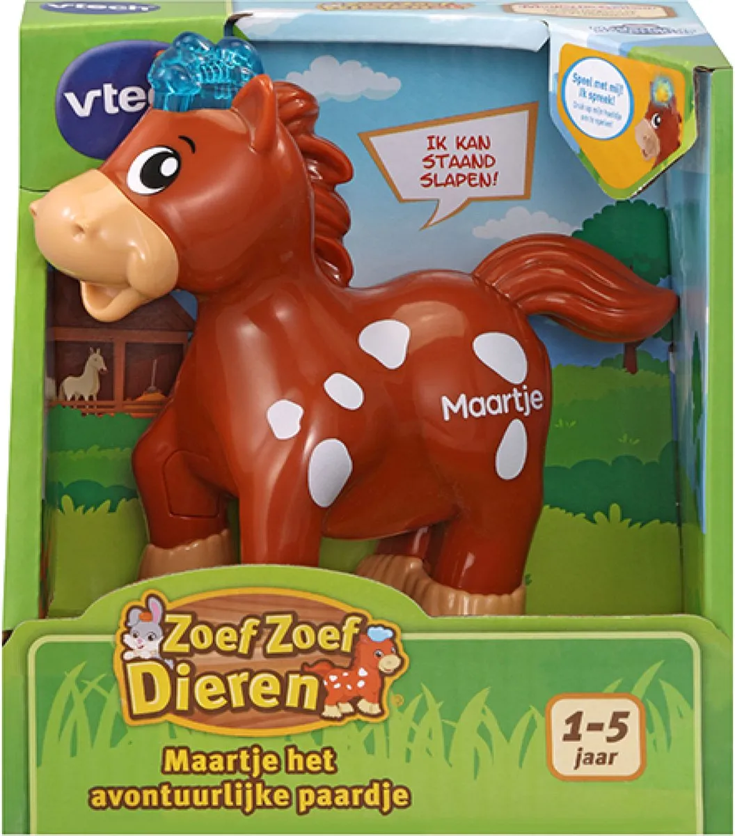 VTech Zoef Zoef Dieren Maartje Avontuurlijk Paardje - 557477 - Multikleuren