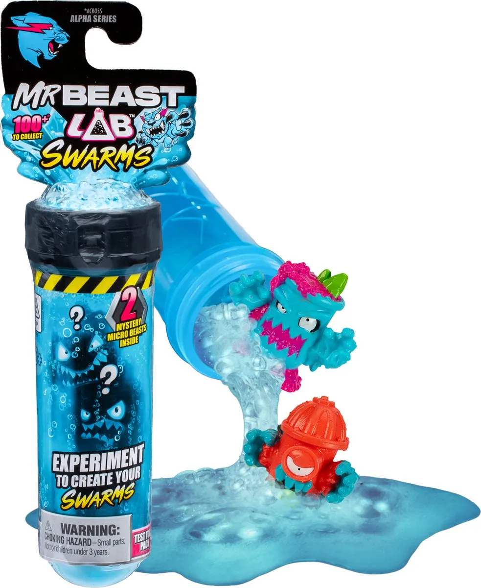 Moose Toys MrBeast Lab Swarms Test Tube 2-Pack MS24702