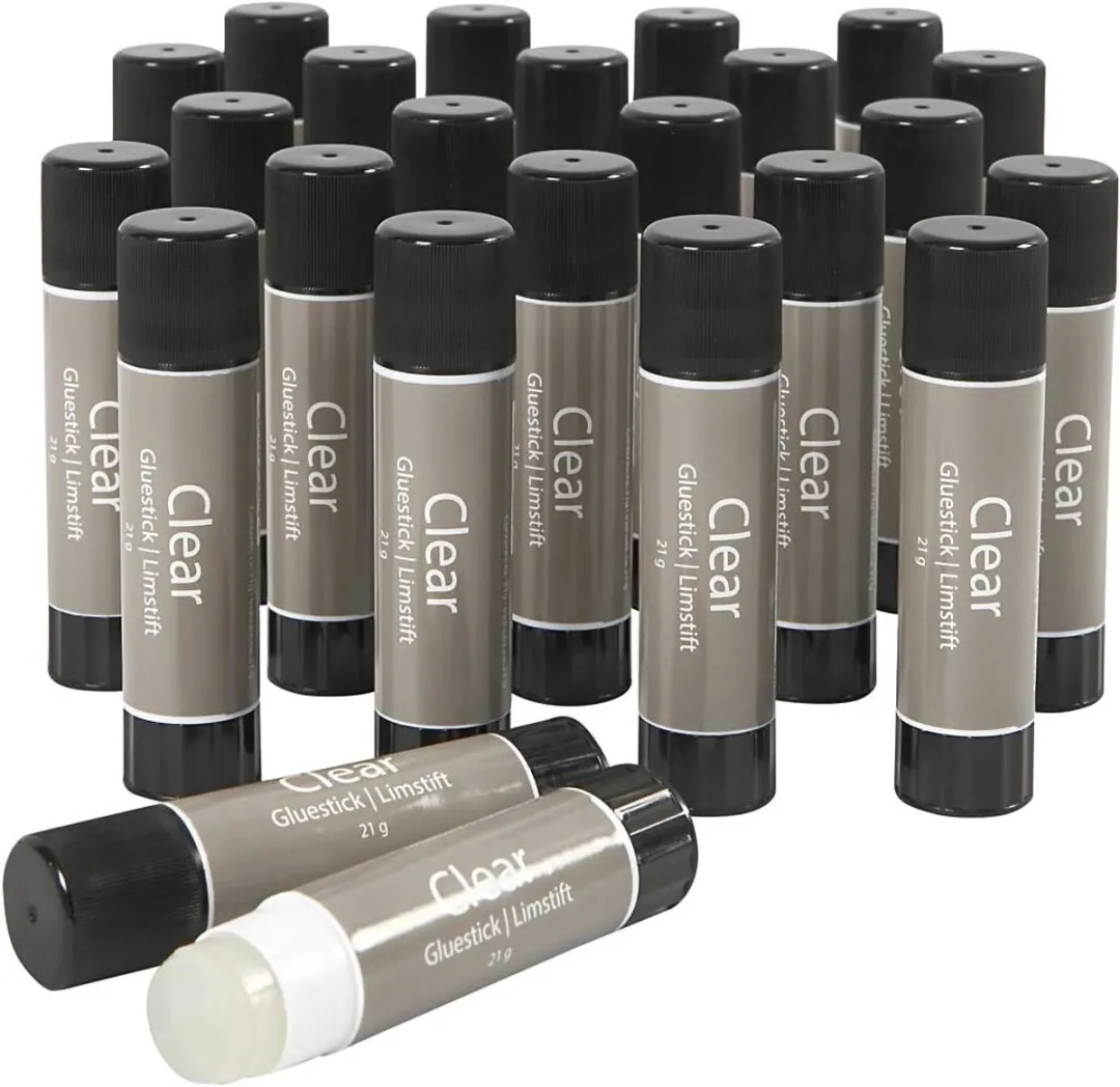 Creativ Company Transparante Lijmstiften - 24 Stuks
