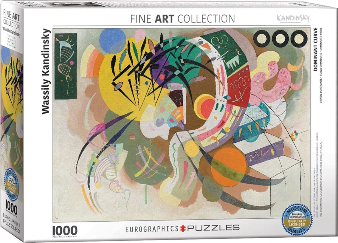 Eurographics Dominante Curve Wassily Kandinsky Legpuzzel 1000 Stuks