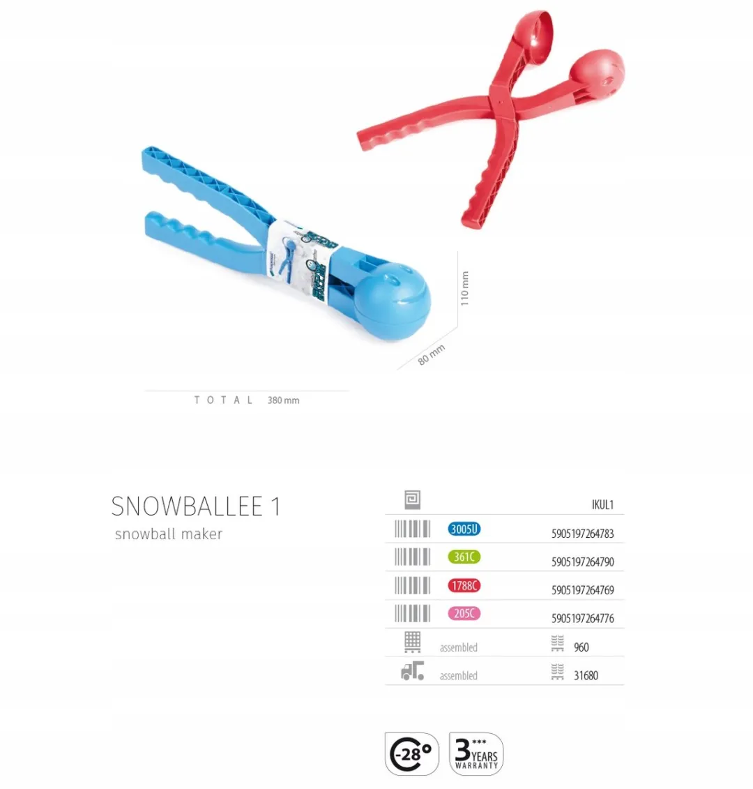 Prosperplast Snowballee Blauw