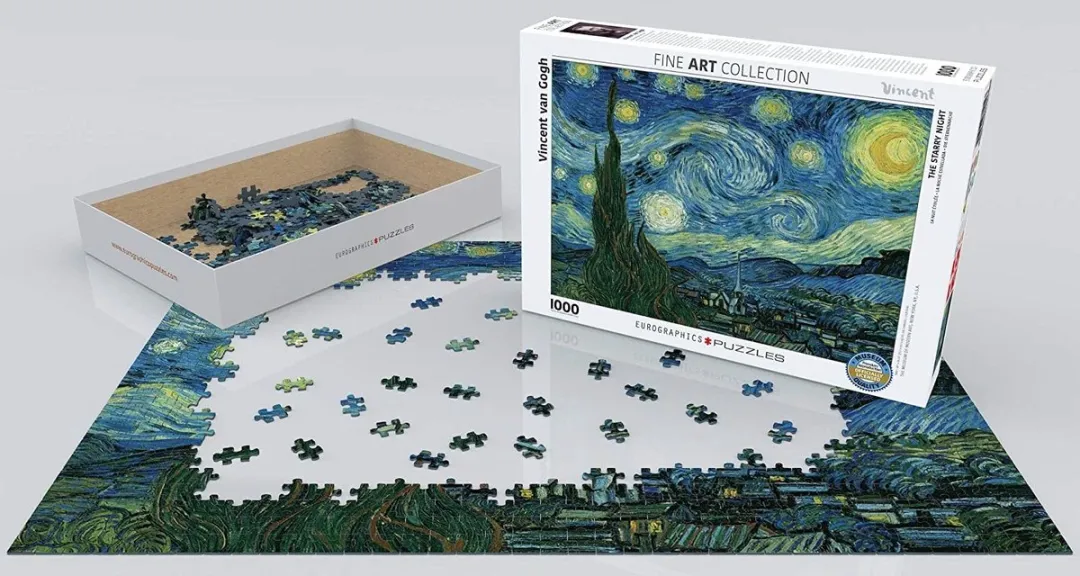 Eurographics De Sterrennacht Vincent Van Gogh Legpuzzel 1000 Stuks - 68x48cm