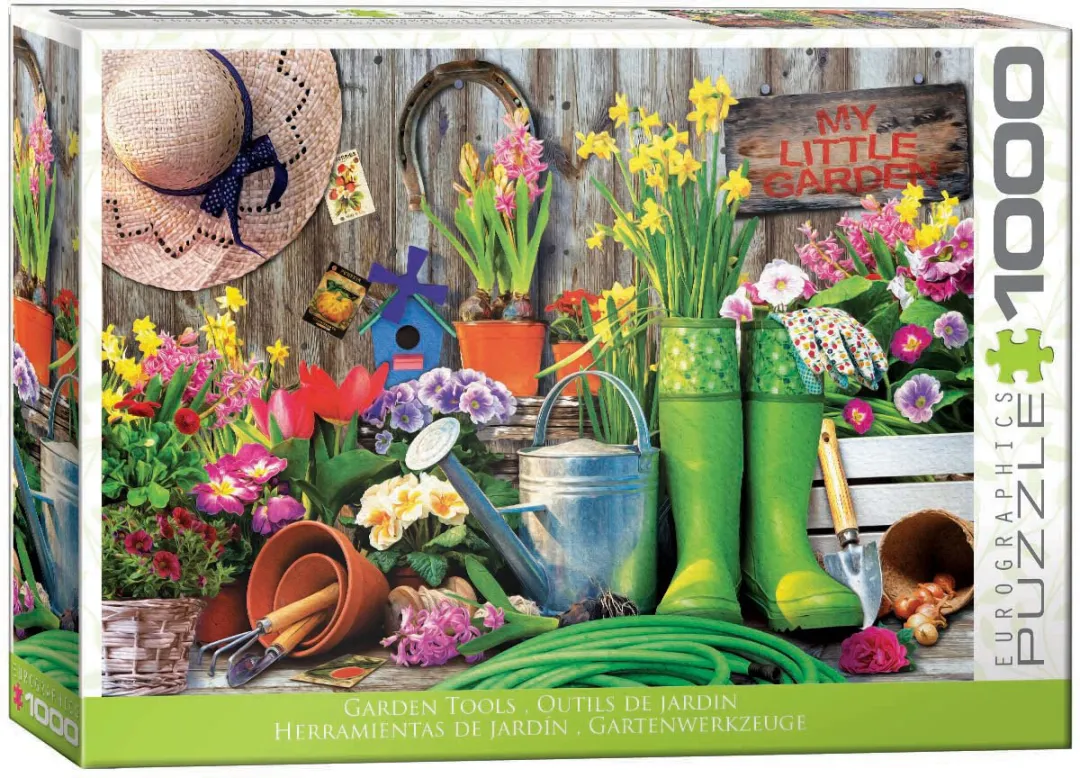 Eurographics Tuingereedschap Legpuzzel 1000 Stuks - 68x48cm - Meerkleurig