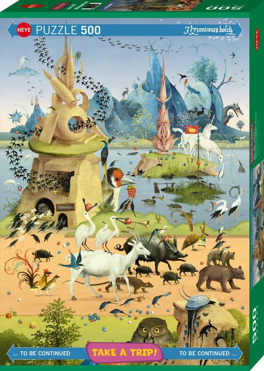 Heye Hieronymus Bosch Puzzel 500 Stuks - Meerkleurig